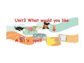 五年級上冊英語課件-Unit 3 What would you like？ (共21張PPT)