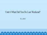 Unit 6 What Did You Do Last Weekend？ Period 3-4 陕旅版六年级上册英语课件