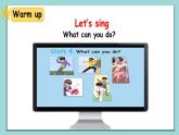 人教版英语五上《Unit4 What can you do  part A Let’s learn》课件PPT+教学设计