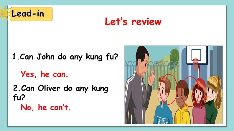 人教版英语五上《Unit4 What can you do  part B Let’s learn》课件PPT第3页