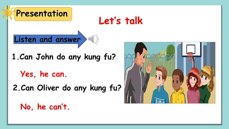 人教版英语五上《Unit4 What can you do  part B Let’s talk》课件PPT+教学设计08