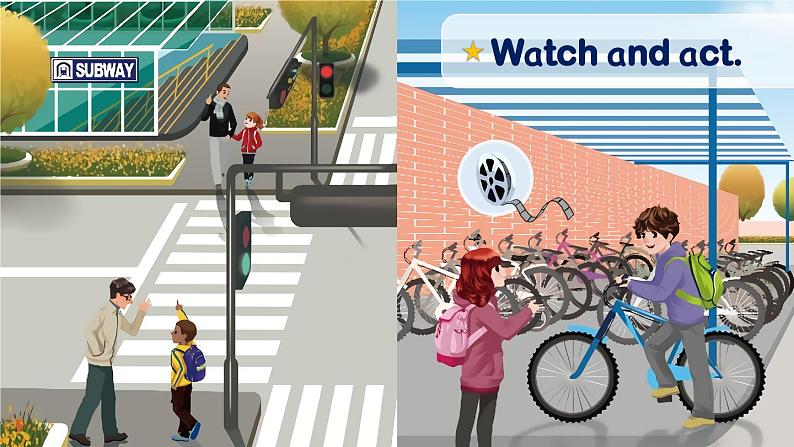 Unit 2 Ways to go to school  Part C 第6课时（课件+音视频素材）03