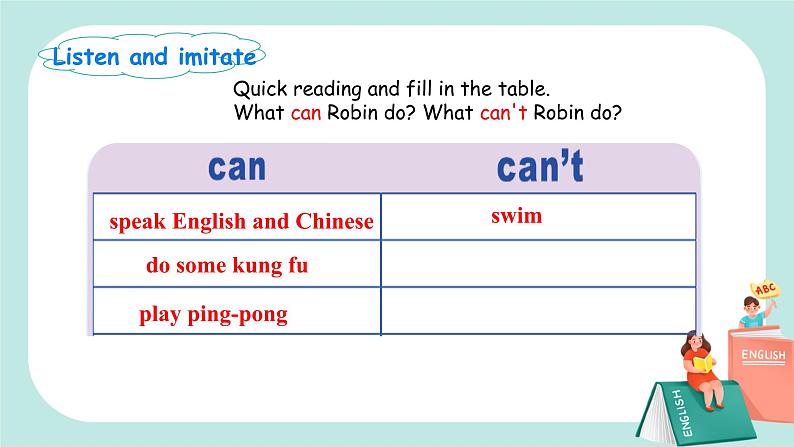 Unit 4 What can you do PB Read and write 课件PPT+教案+练习08