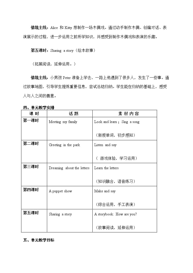 沪教版小学英语三年级上册第一模块第二单元第三课时 教案03