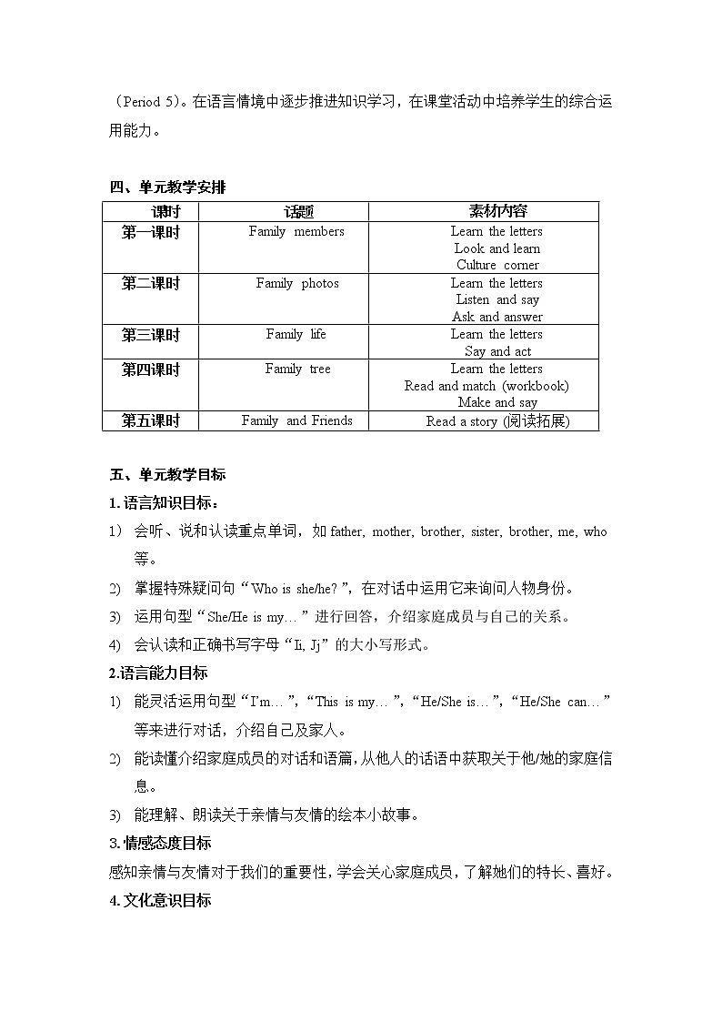沪教版小学英语三年级上册第二模块第五单元第一课时 教案02