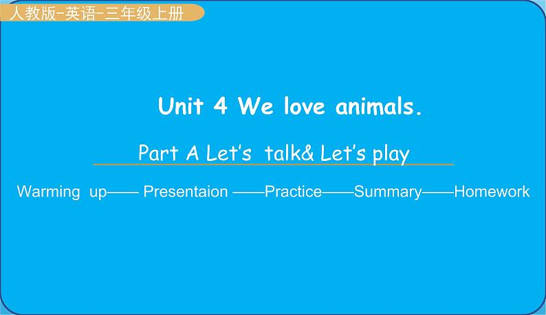 Part A Let 's talk &let 's play第1页