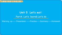 英语三年级上册Unit 5 Let's eat! Part A教学演示课件ppt
