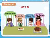 人教版三年级英语上册--Unit 5  Let’s eat！Part B Start to read& Let's check& Let's sing（课件）