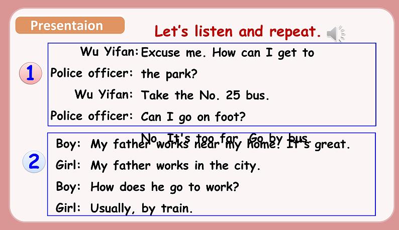 人教版六年级英语上册--Unit 2   Ways to go to school. Part B Let's check & Let's wrap it up（课件+素材）07