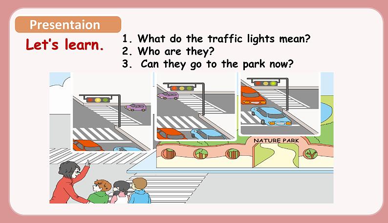 人教版六年级英语上册--Unit 2   Ways to go to school. Part B Let's learn& Role play（课件+素材）08