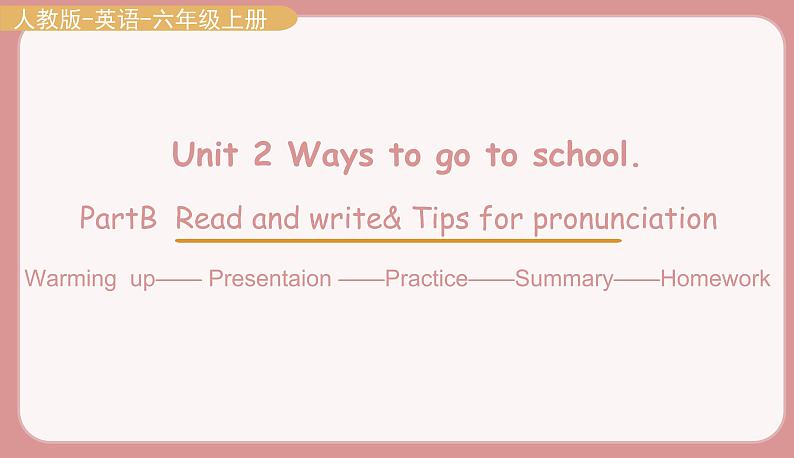 Part B Read and write & Tips for pronunciation第1页