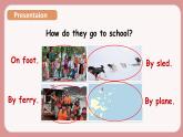 人教版六年级英语上册--Unit 2   Ways to go to school. PartB Read and write& Tips for pronunciation（课件+素材）