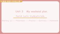 小学英语人教版 (PEP)六年级上册Unit 3 My weekend plan Part A图文课件ppt