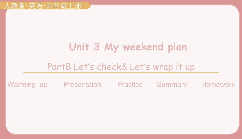 Part B Let 's check & Let 's wrap it up第1页