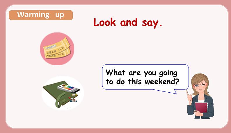 人教版六年级英语上册--Unit 3   My weekend plan. PartBRead and write &Tips for pronunciation（课件+素材）03