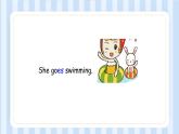 Module 8 Unit 1 She goes swimming.（课件）外研版（一起）英语二年级上册