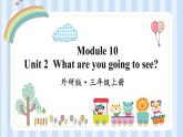 Module 10 Unit 2  What are you going to see？（课件）外研版（一起）英语三年级上册