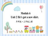 Module 6 Unit 2 He's got a new shirt.（課件）外研版（一起）英語三年級上冊