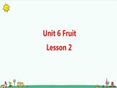 Unit 6 Fruit Lesson 2 课件+教案+习题+素材