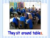 Module 8 Unit 1 Children often sit around tables.（课件）外研版（一起）英语五年级上册