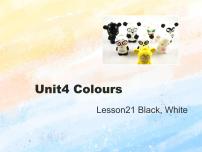 小学英语冀教版 (一年级起点)一年级上册Lesson 21  Black, White优质课件ppt