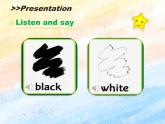 冀教版（一起）1上英语 Lesson 21 Black，White 课件+教案+音频
