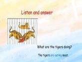 冀教版（一起）4上英语 Lesson 11 What are they doing 课件+教案