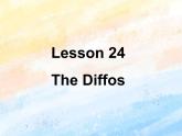 冀教版（一起）4上英语 Lesson 24 The Diffos 课件+教案