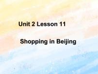 冀教版 (一年级起点)五年级上册Unit 2 In BeijingLesson 11 Shopping in Beijing优质课件ppt