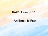 冀教版（一起）5上英语 Lesson 16 An Email Is Fast 课件+教案