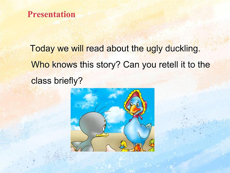 冀教版（一起）6上英语 Lesson 6 The Ugly Duckling 课件03