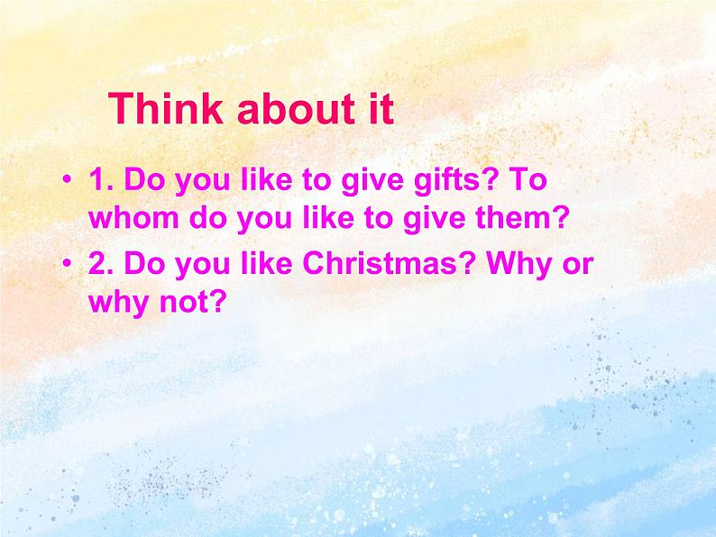 冀教版（一起）6上英语 Lesson 15 Chirstmas Gifts 课件第4页