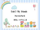Unit 3  My  friends  （课件）人教PEP版英语四年级上册
