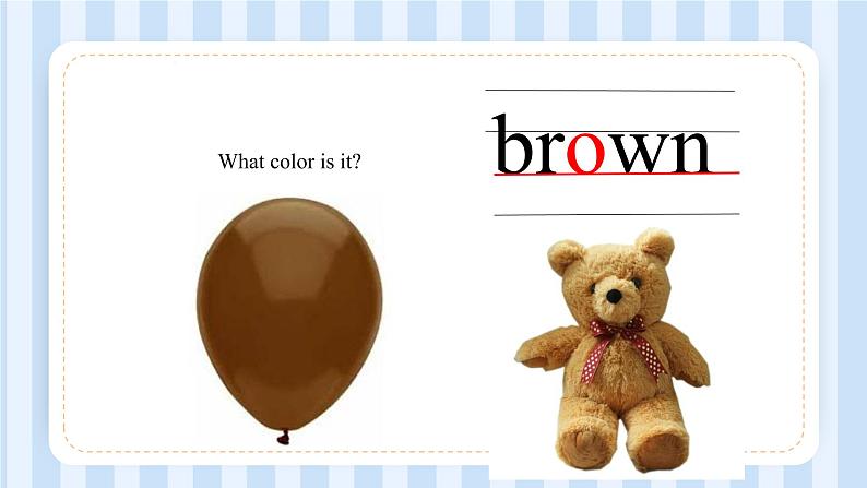 Unit 5 What colour is it？Lesson 27 & Lesson 28（课件）人教精通版英语三年级上册04