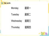 人教版五年级上册英语《My week》  Part A第二单元第1课时 课件+教案+练习