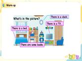 人教版五年级上册英语《There is a big bed 》Part A 第五单元第2课时   课件+教案+练习