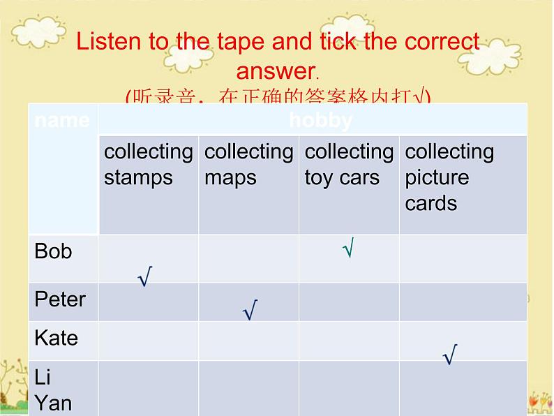 六年级上册英语课件－Unit2 What's your hobby？（Lesson7) ｜人教精通版 (共17张PPT)05