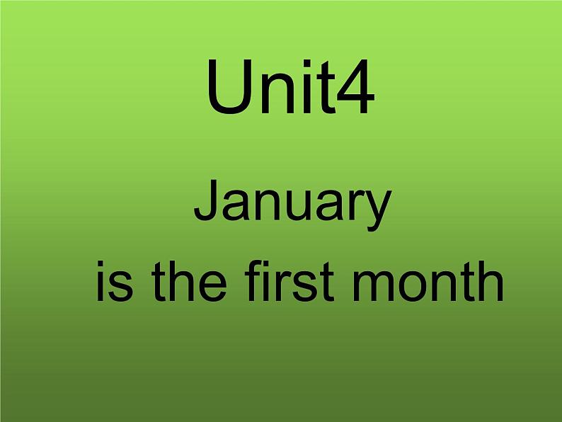 六年级上册英语课件－Unit4 January is the first month.（Lesson19) ｜人教精通版 (共15张PPT)01