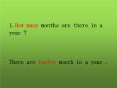 六年級上冊英語課件－Unit4 January is the first month.（Lesson19) ｜人教精通版 (共15張PPT)
