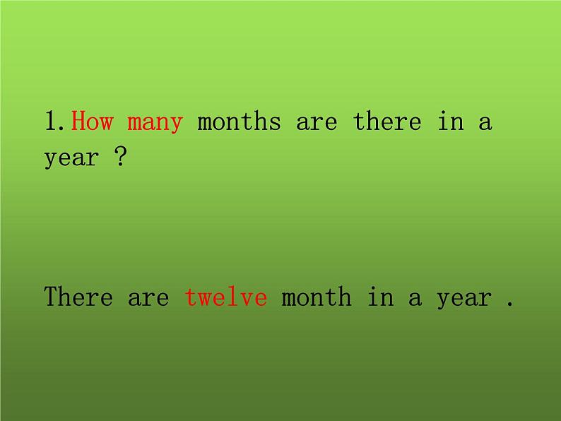 六年级上册英语课件－Unit4 January is the first month.（Lesson19) ｜人教精通版 (共15张PPT)05