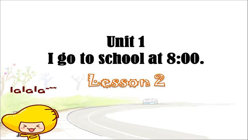 六年级上册英语课件－Unit1 I go to school at 8：00（Lesson2) ｜人教精通版 (共12张PPT)01