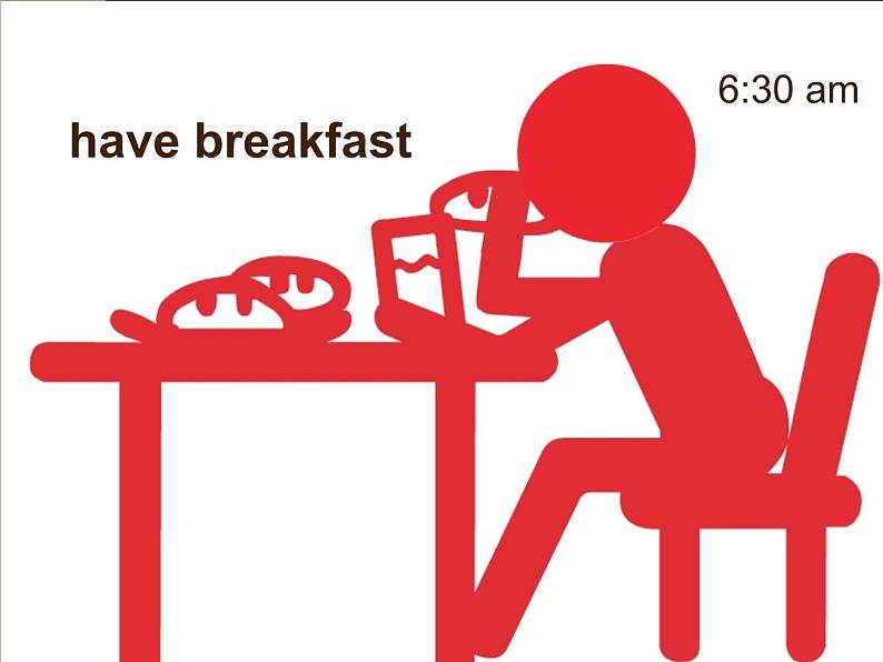 六年级上册英语课件－Unit1 I go to school at 8：00（Lesson6) ｜人教精通版 (共20张PPT)02