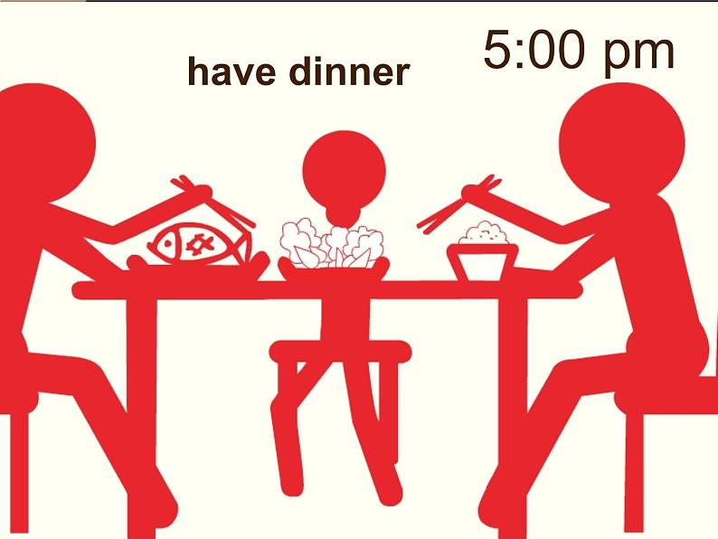 六年级上册英语课件－Unit1 I go to school at 8：00（Lesson6) ｜人教精通版 (共20张PPT)04