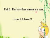 六年级上册英语课件－Unit6 There are four seasons in a year.（Lesson31-32) ｜人教精通版 (共16张PPT)