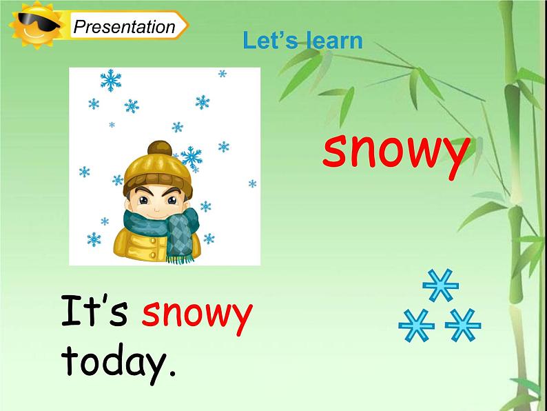 四年级上册英语课件－Unit4 How's the weather today？（Lesson19) ｜人教精通版 (共18张PPT)06