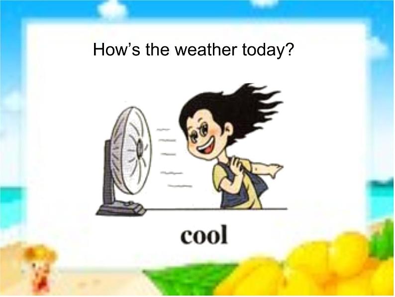 四年级上册英语课件－Unit4 How's the weather today？（Lesson22) ｜人教精通版 (共18张PPT)05