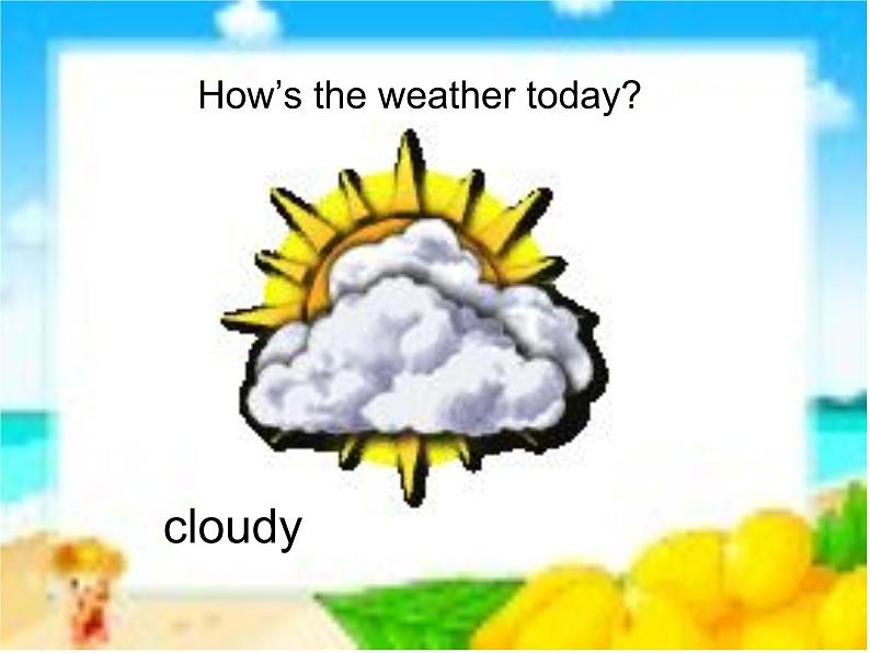 四年级上册英语课件－Unit4 How's the weather today？（Lesson22) ｜人教精通版 (共18张PPT)07