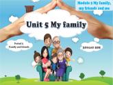 小学英语 牛津教 三年级上册 第二模块 第五单元 第五课时 Unit5 My family (Period 5) 教学 课件
