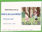 小學(xué)英語 牛津教 三年級上冊 第一模塊 第三單元 第二課時Unit3 Are you Kitty (第2課時) —教學(xué) 課件