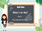 人教版PEP五英上Unit1 What's he like？PartA Let’s learn&Let's talk 课件